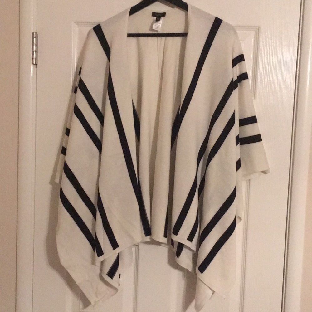 Talbots sweater shawl